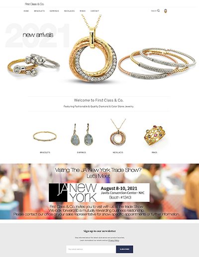 Jewelry store project preview